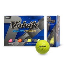 볼빅 골프공 프리미엄 블루90 화이트/컬러볼 12구(쇼핑백포함) + 마스크 5입 세니타이저겔 증정, 컬러혼합