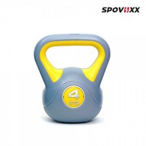 SPOVIXX 스타일 PVC 케틀벨 4KG