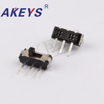 100PCS MSK-12D19 미니 슬라이드 스위치 1P2T SPDT 측면 삽입 3 핀 토글 마이크로, 01 G2