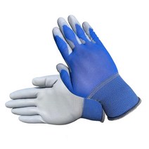 10켤레 순잎따기 장갑 나일론 장목 폴리 깻잎 얇은 꽃꽂이 원예 파랑새 모닝스타 쿨, 로얄블루단목(S)(10켤래), 10개