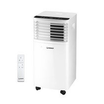 이동식 에어컨 터보 청정 리모컨 HV-9000BTU 화이트 실외기없는에어컨 창문형에어컨 7-8평 파워냉방 강력제습 청정송풍 대용량, HV-9000BTU-화이트