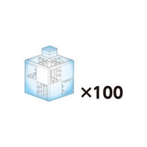 artec 아텍(Artec) 아텍블록 블록 단품 기본사각 클리어 100피스 077868