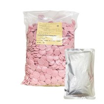 [소분] 3444. 딸기 코팅초콜릿 1kg [커버럭스코팅초콜릿 딸기향초콜릿] [하절기 아이스박스 무료]