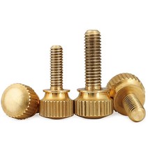 M10 널링 볼트 하이 헤드 더블 레이어 황동 전산 나사 압력 원형 손잡이 핸드 핸디 체결, M10 (1Pcs), 30mm, 1개