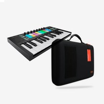 노베이션 Launchkey mini mk3 + 리프터스 건반 가방 세트, Black + Orange (가방), 혼합색상(건반)