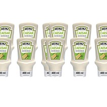 HEINZ Salsa Csar envase 하인즈 시저 소스 파마산 치즈 샐러드용 6개입 400ml 1팩, 2팩