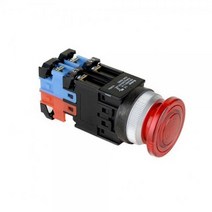 건흥전기 1A1B 조광 푸쉬락 버섯형 방우형 LED램프 비상 스위치 230V AC 25mm KBL25WEA-L3A11조광 LED 램프 비상 스위치, 레드 [KBL25WEA-L3AR11], 레드 [KBL25WEA-L3AR11]