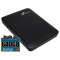 Avolusion 640GB USB 30 휴대용 External 하드 드라이브 윈도우 XP/Vista/7/8/10