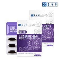 [종근당] 20100 저온 초임계 알티지 오메가3 루테인 지아잔틴 24, 30정, 2개