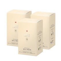 할리스(Hollys) 카페라떼 분말스틱 10T x3개 (총30T), 15g, 30개, 3개