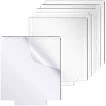 무드등 6Pcs 아크릴 시트 지우기 캐스팅 LED 라이트베이스 투명 패널 보드 보호 필름 테이블 DIY 디스플레, CHINA