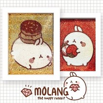 몰랑보석퍼즐 샤이닝 큐빅 액자 SET 15x20cm, 서울타임즈♣ 아이스콘 몰랑이