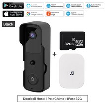 IoT Ai 인터폰 비디어폰 설치 교체 Tuya-스마트 비디오 초인종 와이파이 1080P 인터콤 도어 벨 IP 카메라, 05 Option 5_02 미국 플러그