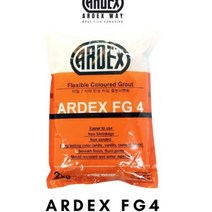 아덱스FG4 2kg ARDEX 고탄성방수줄눈시멘트 화장실 주방 컬러메지 메지 타일, 그레이