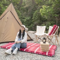 하베누 5cm 자충매트 차박 캠핑 에어 자동 충전 매트, 5T매트와인