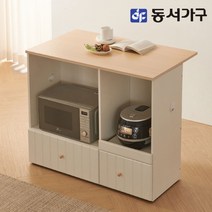 동서가구 소이 비엘라 홈바 아일랜드 식탁 렌지대 YCW162, 아이보리