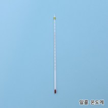 LK Labkorea 유리 막대 온도계 알콜 온도계 30cm 1ea, -30 ~ 150도 눈금 1도