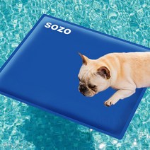 NIUFLY 강아지 쿨매트 반려동물 여름 쿨방석, 블루