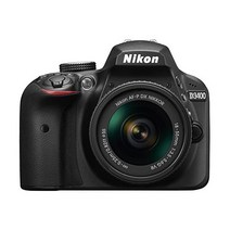 Nikon 니콘 D3400 DSLR 카메라 AF-PDX NIKKOR 18-55mm f/3., Black_w/ 18-55mm | Base