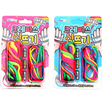 에코에듀 어린이 무지개 실뜨기실 1+1, 1세트