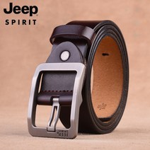 JEEPSPIRIT 남성용 가죽 자동 버클 벨트 OM18CD996BT0356
