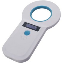 바코드스캐너 바코드리더기 QR코드스캔 애완 동물 마이크로 칩 리더 스캐너 RFID EMID 휴대용 충전식 데이터 저장 태그 흰색, [01] White