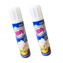 홉라 휘핑크림 스프레이 500g 식물성 생크림 아이싱 케이크만들기 베이킹재료, 홉라 스프레이 휘핑크림 500g