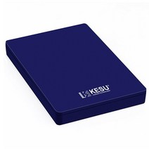 KESU-HDD 2.5 "휴대용 외장 하드 드라이브 용량 320gb/500gb/750gb/1 테라바이트 USB3.0 PC Mac 데스크탑 MacBook 호환, 블루, 2 테라바이트-CHINA