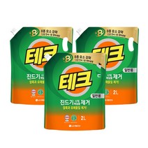 테크 진드기걱정끝 액체세제 일반 리필 2L x 3개, 단품