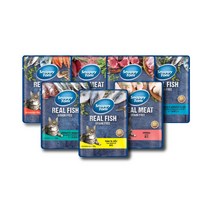 NEW 스내피톰 캣 파우치 7종 85g 12개입, 참치와 새우 젤리, 12개