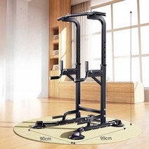 벤치턱걸이 실내 철봉 치닝디핑 헬스기구 홈트 세트, 옥타곤 (바벨 벤치 없음)