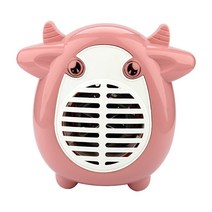 곱창난로대형업소용돈풍기공업용산업용난방기히터귀엽고 창조적인 방 히터 400W 휴대용 소형 난방 책상, 02 분홍색_03 UK