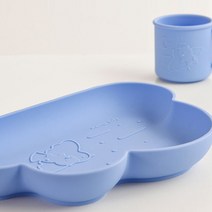 카카오프렌즈 유아 아동 실리콘쟁반 열탕소독 이유식 간식 위생앞접시