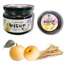 국산 배도라지청 떠먹는 순수식품 미세먼지 환절기 기관지에좋은음식 차 효능 600g/1박스