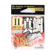 피싱스토어- 사사메 진조골드 부시리 참돔 바늘 금침 KMA-3, 사이즈 9호