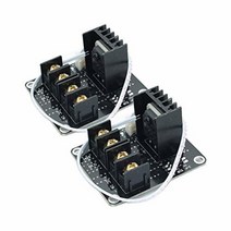 DEVMO 히트 베드 Mosfet 2개 3D 프린터 열 베드 전원 모듈 3D 프린터 보드 확장 보드 25A MOS 튜브 고전류 부하 모듈