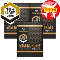 뉴질랜드 아이마누카 마누카꿀 UMF10 250g, 3개