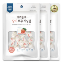 라이브잇 굿데이 아껴줄게 강아지 치실껌 SS 7p, 39개, 42g, 딸기 우유