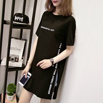 베이직클로즈 여성 원더풀데이 롱 반팔티셔츠