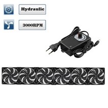 열교환기 판형열교환기 120mm 3000rpm 팬 냉각 컨트롤러 포함 12cm 12v, 6개의 팬 유압, 나는 플러그