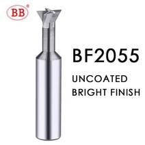 호환 BB 카바이드 도브테일 밀링 커터 CNC 공구 45 60 75 도 6mm 8mm 10mm 12mm 메탈 엔드밀용 텅스텐 스틸 가공, [03] 75 degree, [01] BF2055 Uncoated, [13] 16mm