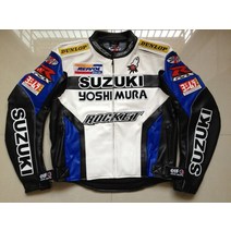 SUZUKI 레이싱 슈트 낙하방지 라이딩자켓 바이크자켓 점퍼, 스즈키 레드