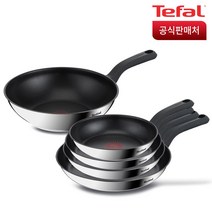 테팔 IH 에센스쿡 인덕션 5종 세트, 프라이팬 20cm + 24cm + 28cm + 30cm + 웍 28cm