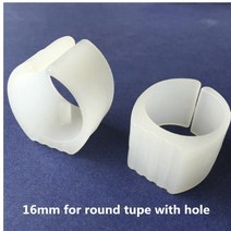 10Pcs 의자 다리 팁 캡 U 형 고무 가구 발 테이블 끝 커버 바닥 보호기, White-16mm