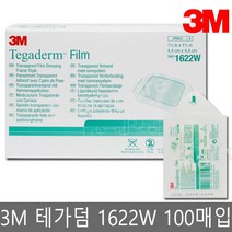 테가덤 1622w/멸균투명 필름드레싱/4.4cm*4.4cm/100매, 1개