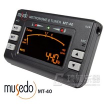 기타 악기 취미 전문가 그외 악세서리 Musedo mt-40 3 in 1 메트로놈 튜너 톤 제너레이터 베이스바이올린우쿨렐레, 검은 색