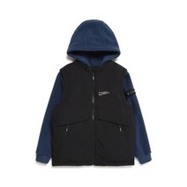 내셔널지오그래픽 키즈 하이브리드 디테쳐블 다운 점퍼 K224UJP810