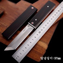 다이빙칼 D2강철 실외 주방칼 호신용 군용칼 경질 작은칼 예리 특전 단도 롱타입 야외 생존, T01-마츠다-(목제 칼집)