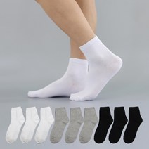싹스윕 남성 데일리 심플 중목 양말 10켤레
