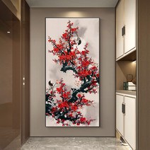 매화 꽃 보석십자수 DIY 취미 세트, 55X90CM